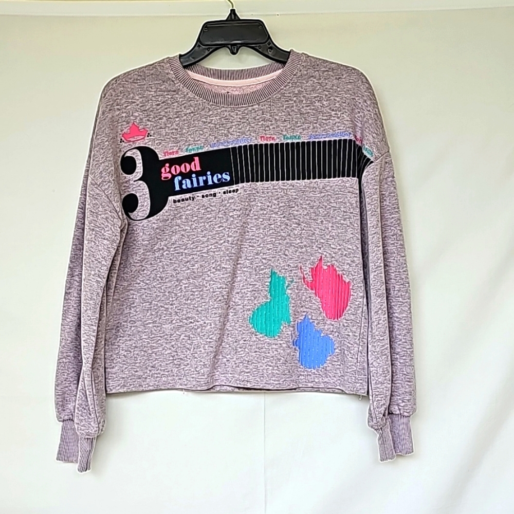 DISNEY PARKS | Sleeping Beauty Sweatshirt Flora Fauna Merryweather